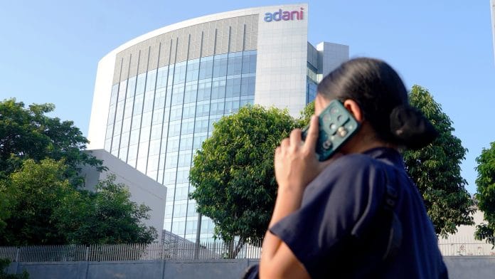 The Adani Group headquarters in Ahmedabad, India. Photographer: Siddharaj Solanki/Bloomberg