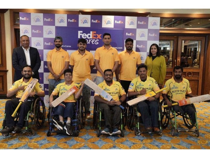 FedEx and CSK Bring Cricketing Inspiration to Mumbai Wheelchair Athletes