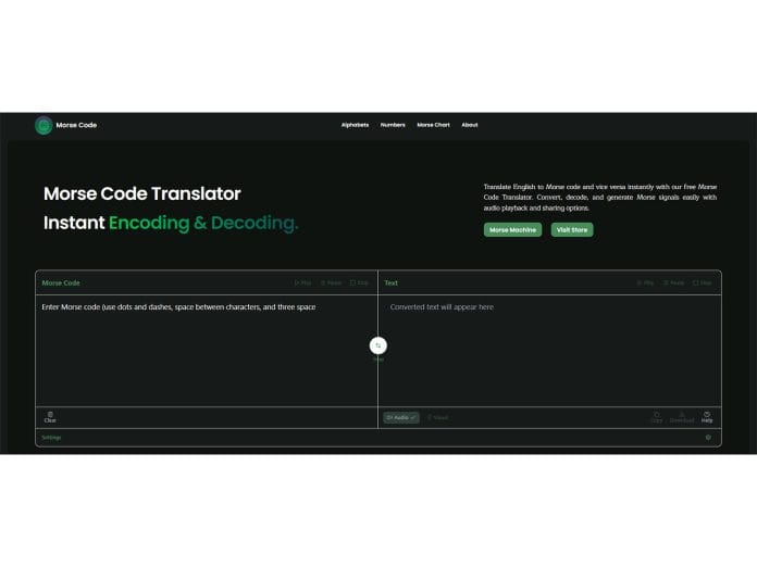 MorseCodeHolistic.com Brings AI Decoding and Audio-Visual Tools to Its Free Morse Code Platform
