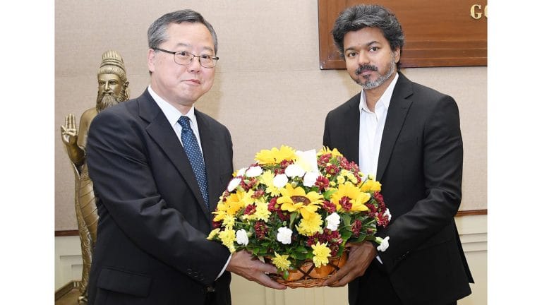 Tamil Nadu CM Vijay holds talks with Japanese firm minebea mitsumi over Rs 1,980 crore semiconductor project