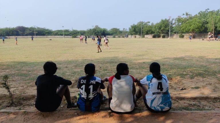 Delhi’s only rugby stadium is a mess—players clear cow dung before practice, no toilets