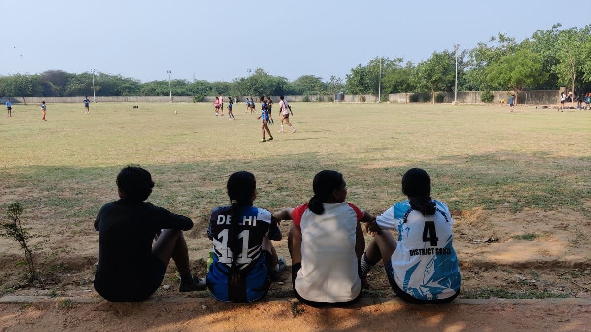 Delhi’s only rugby stadium is a mess—players clear cow dung before practice, no toilets