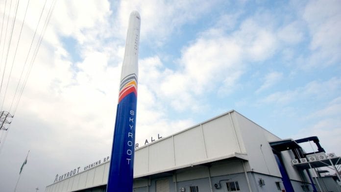 Skyroot Aerospace is preparing for the launch of Vikram-1, a privately built rocket designed to deploy small satellites weighing up to 350 kilograms into low Earth orbit | Source: X, @SkyrootA