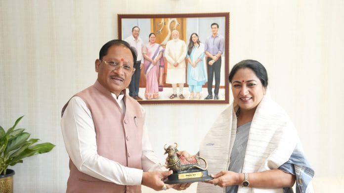 Chief Minister Smt. Rekha Gupta meeting Hon’ble Chief Minister of Chhattisgarh, Shri Vishnu Deo Sai. | CMO Delhi
