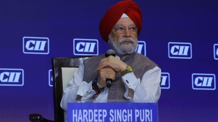 Union Petroleum Minister Hardeep Singh Puri at CII Annual Business Summit in New Delhi on 12 May 2026 | X @FollowCII