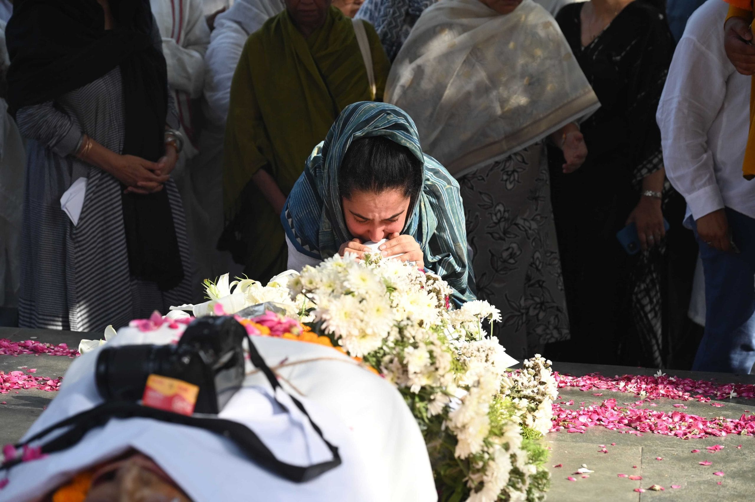 On 26 April 2026, veteran photojournalist Raghu Rai, died aged 83 after a battle with cancer. As his loved ones bid him adieu, a camera and film roll were kept on his mortal remains as a final tribute | Praveen Jain | ThePrint