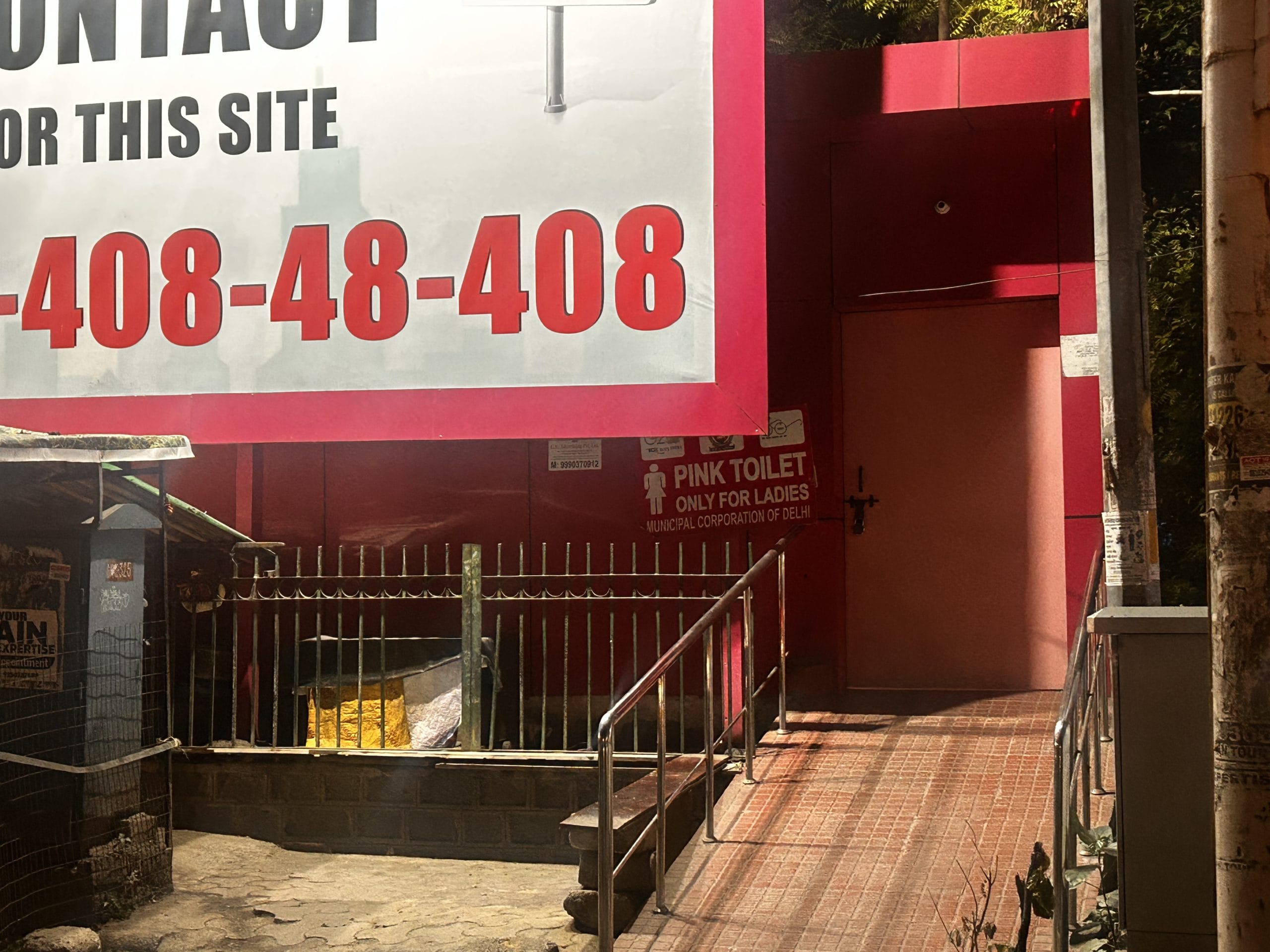 The public toilet outside the GK market was locked | Manisha Mondal, ThePrint
