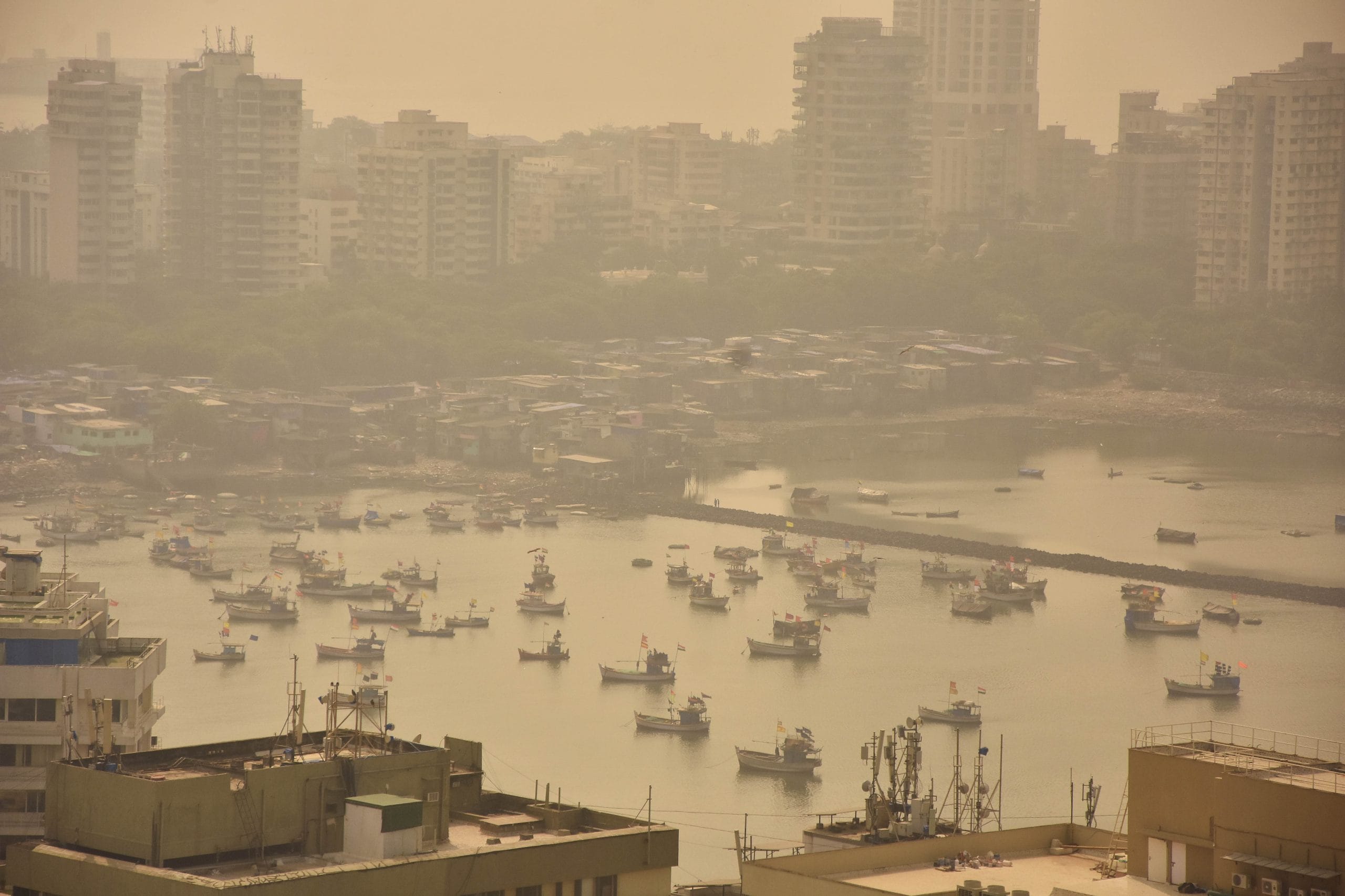 Fisherfolk at sea, in Colaba, Mumbai | Photo: ANI File