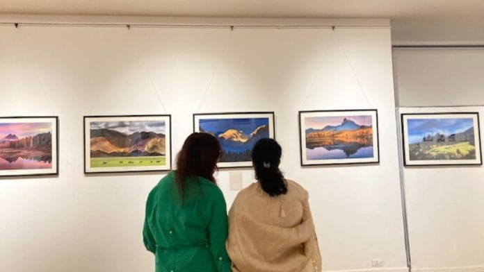 Jhuma Datta in a discussion with a friend | Photo: Preksha | ThePrint