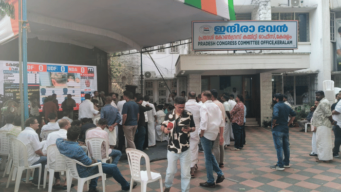 Results being live-streamed at Congress HQ in Kerala | Aneesa PA | ThePrint