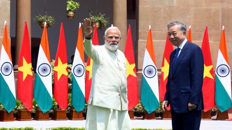 Glimpses from ceremonial reception for Vietnamese President To Lam at Rashtrapati Bhavan
