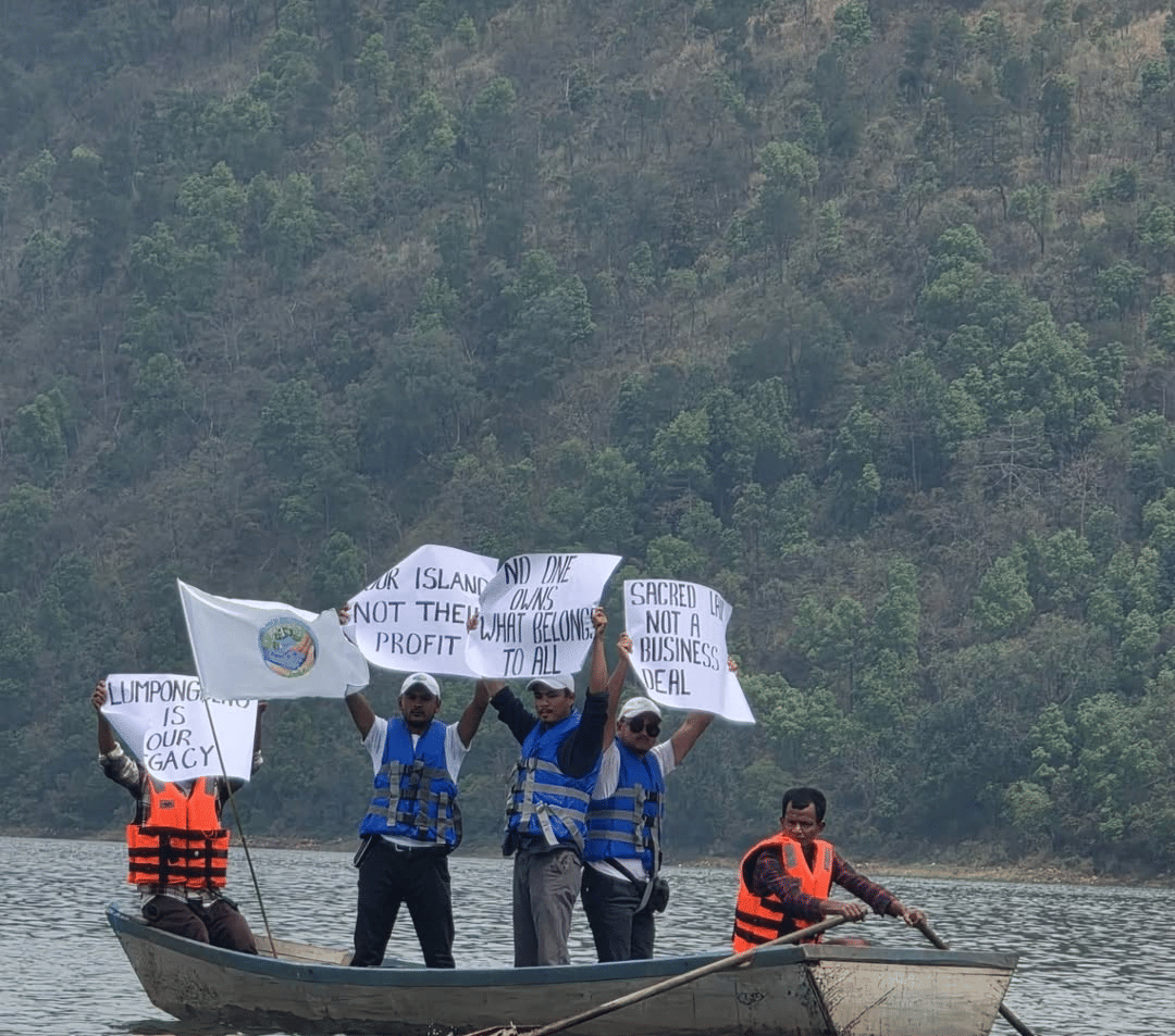 Green Tech Foundation’s protest. | Special arrangement