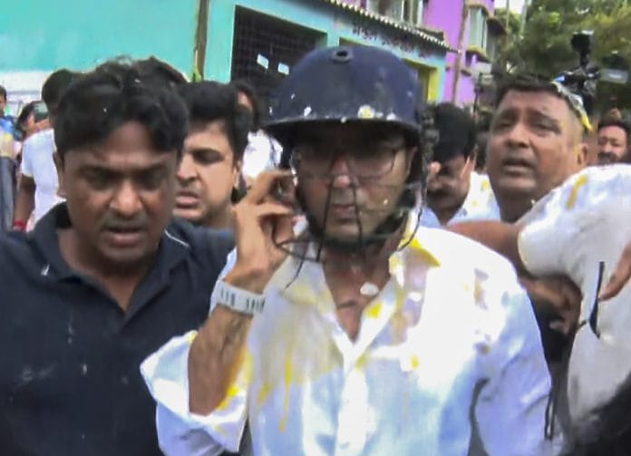 TMC's Abhishek manhandled in Sonarpur