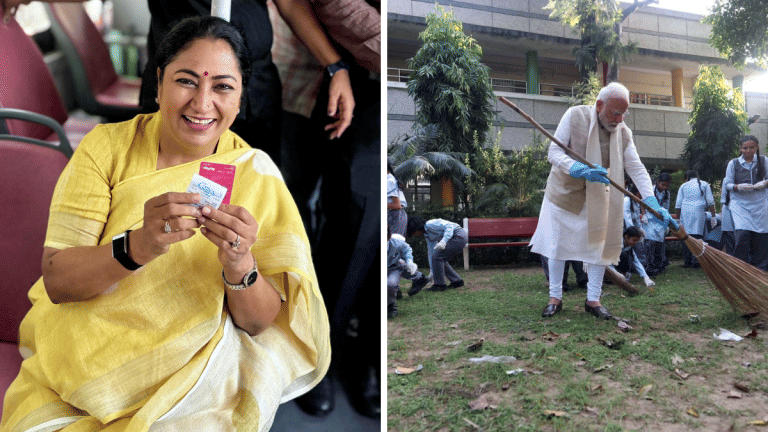 Mera Bharat, Mera Photo-Op—From Rekha Gupta’s Metro ride to Modi’s broom