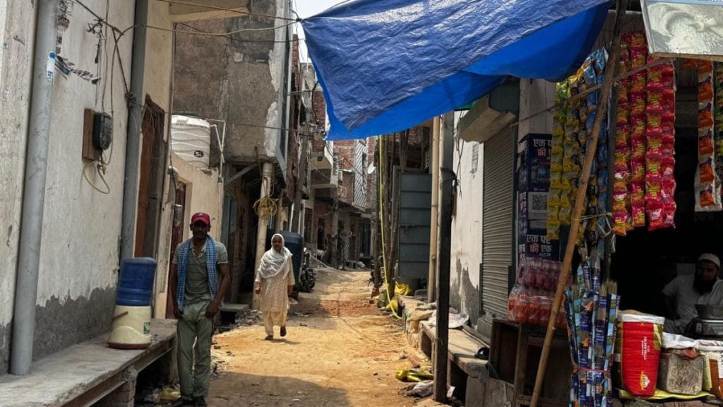 Alvi nagar, previously known as Nasbandi colony in Ghaziabad’s Loni. Sagrika Kissu | ThePrint
