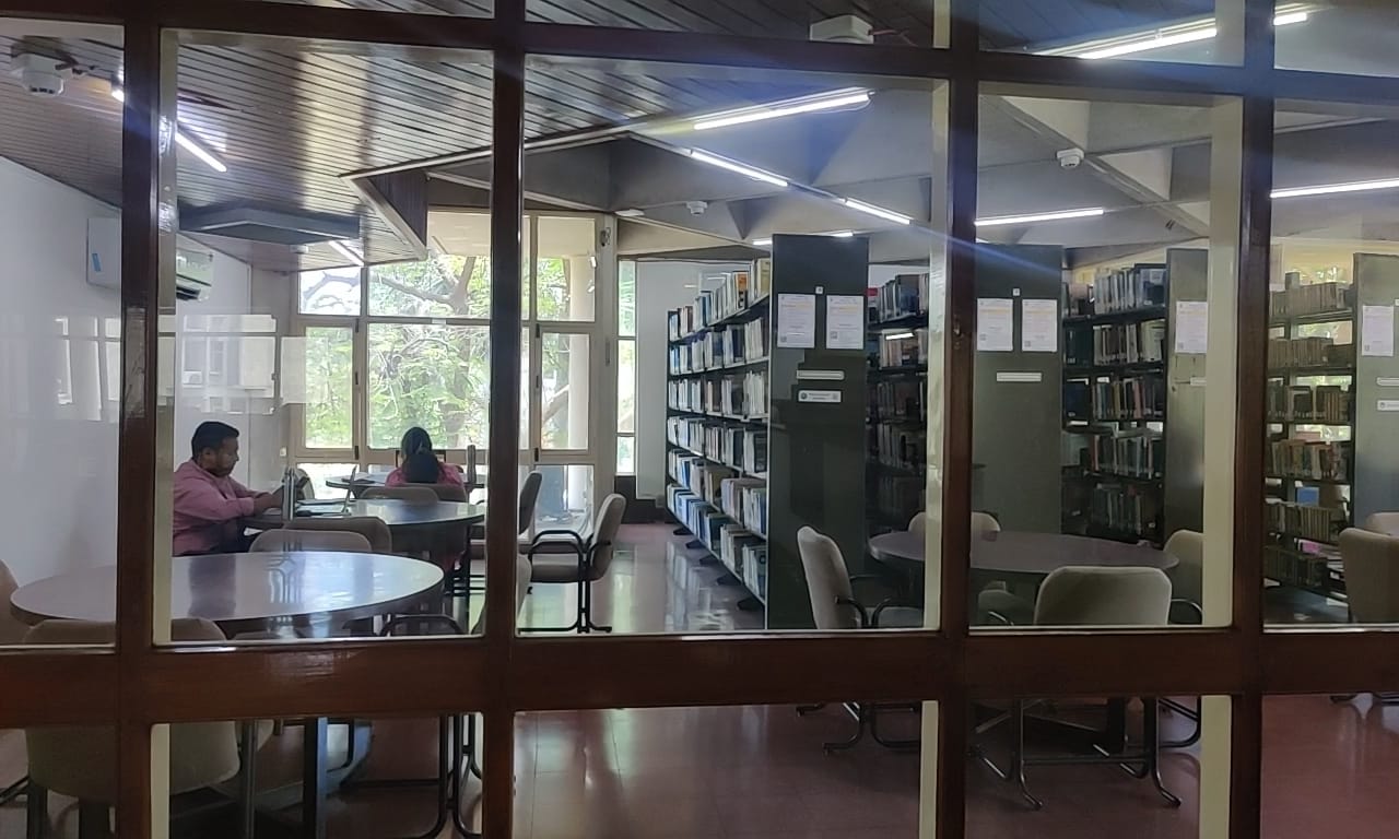 Students at the TSU library | Vrinda Tulsian | ThePrint