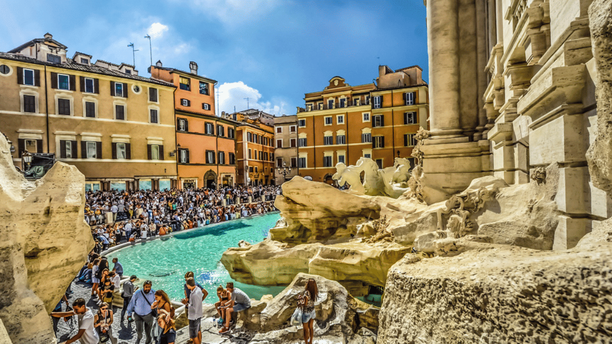 Rome’s Trevi Fountain became the most expensive swim for tourist. Fined €500