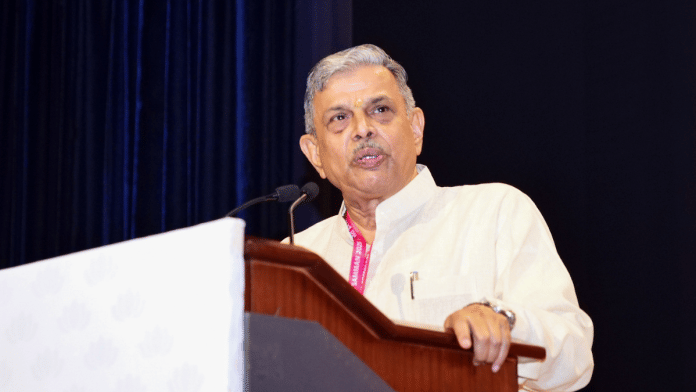 File photo of RSS General Secretary Dattatreya Hosabale. | PTI