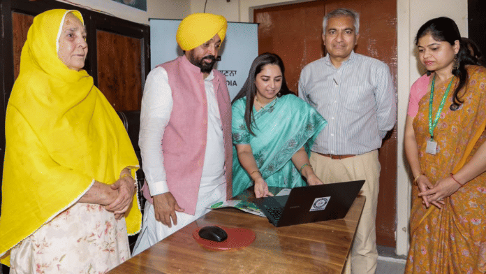 Punjab CM Bhagwant Mann inaugurates first phase of Self-Enumeration Census 2027 at Sangrur on 30 April. | ANI file