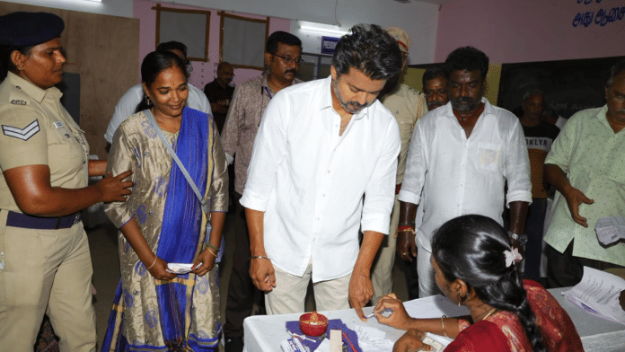 Vijay's electoral debut has added a new dimension to Tamil Nadu politics | X/@TVKVijayHQ