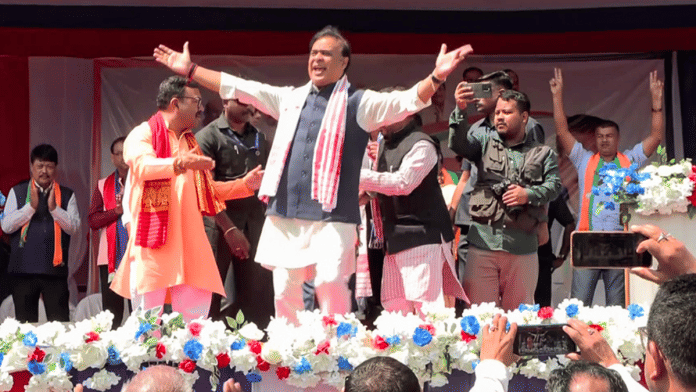 Himanta Biswa Sarma is seeking a sixth term as MLA. | ANI