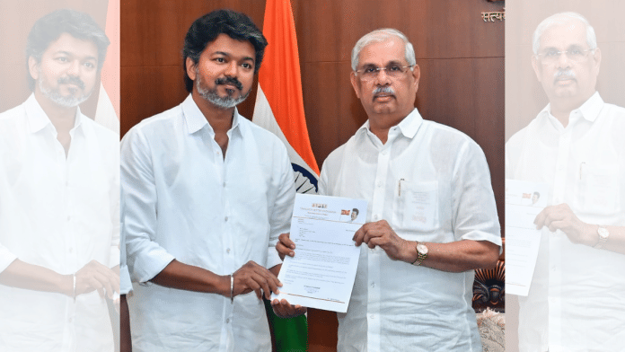 Cloud over Vijay swearing-in as Guv tells TVK chief to come back with letter of support from 118 MLAs