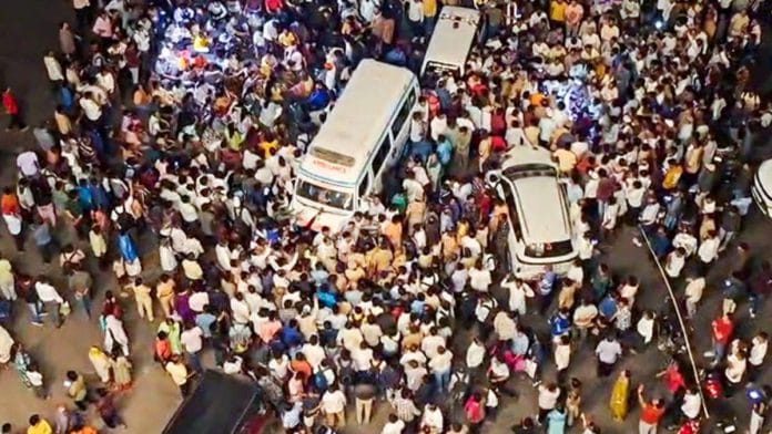 A protest over the rape and murder of a minor in Pune | Photo: ANI