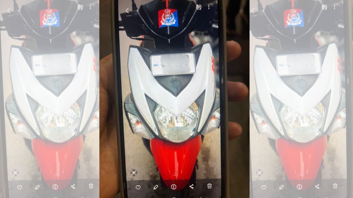 The scooter burnt in the Jalandhar explosion | Photo: By special arrangement