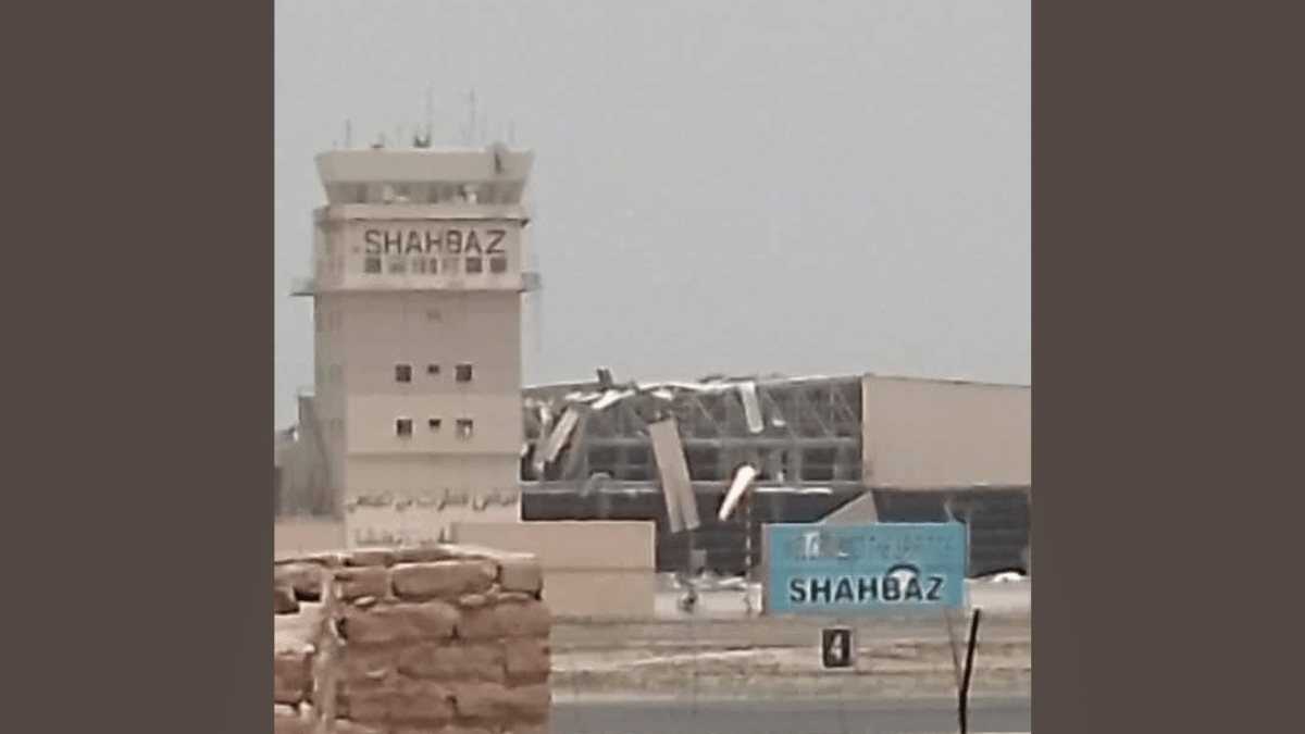 The Shahbaz airbase, Jacobabad that was extensively targeted by IAF during Operation Sindoor | X