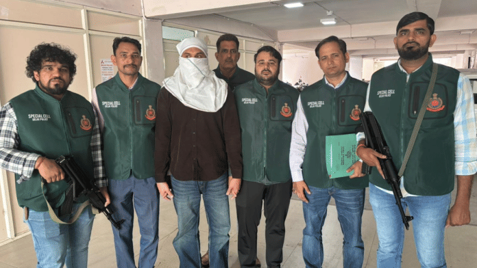 Prabhdeep Singh alias Harry under the custody of Delhi Police's Special Cell | By Special Arrangement
