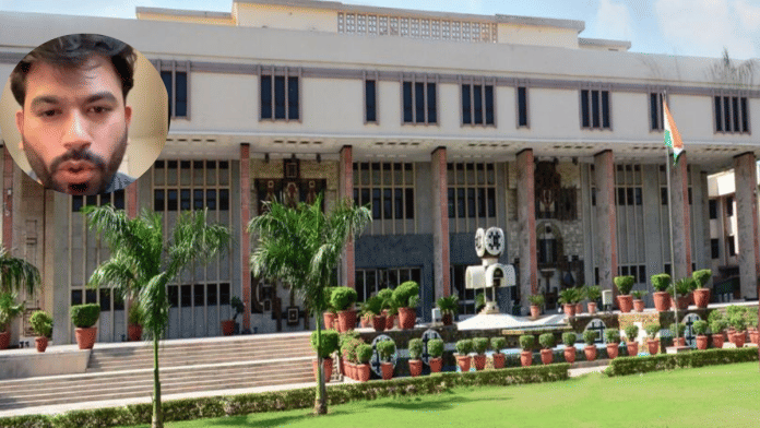 The Delhi High Court has allowed CJP founder Abhijeet Dipke (inset) to appear via video conferencing in the next hearing | Credit: Delhi HC website