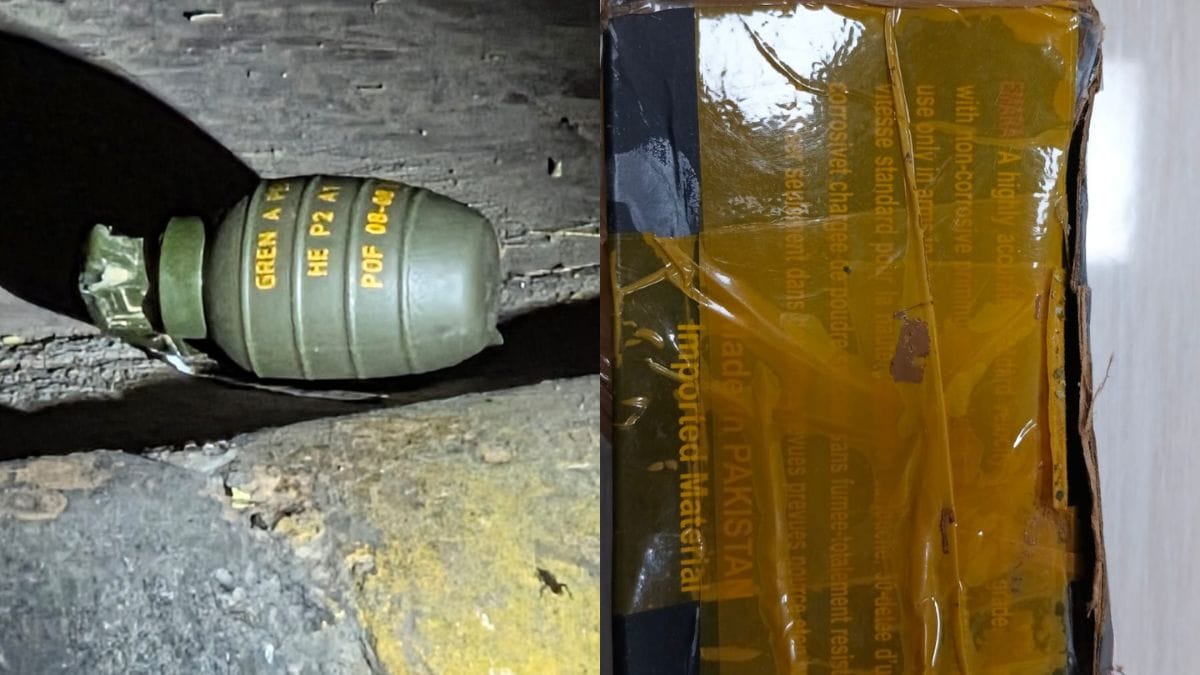 A total of four grenades, two pistols and 25 cartridges were recovered from the four arrested Saturday | By special arrangement