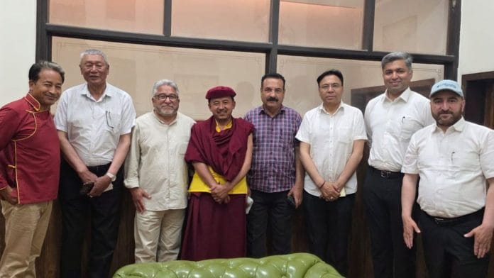 KDA and ABL leaders after meeting MHA officials in New Delhi | Photo: Sonam Wangchuk/X