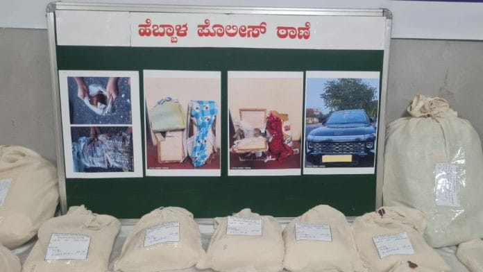 Bengaluru Police seized 17.5 kg MDMA from the accused | Photo: By special arrangement | ThePrint