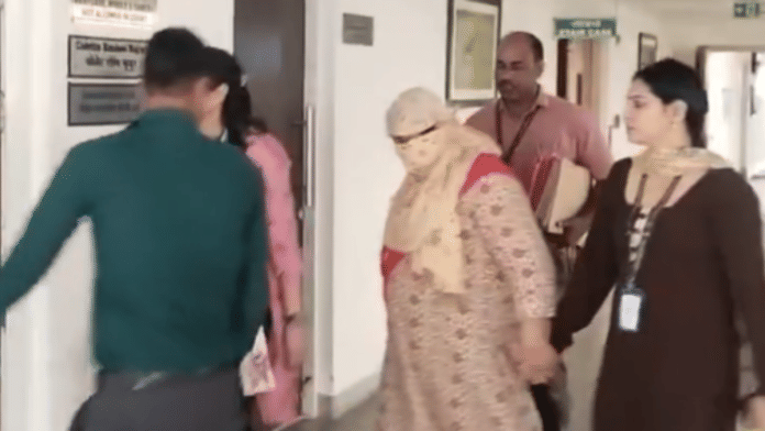 Central Bureau of Investigation (CBI) on Sunday produced accused Manisha Gurunath Mandhare before the Rouse Avenue Court in Delhi, Sunday | ANI X account