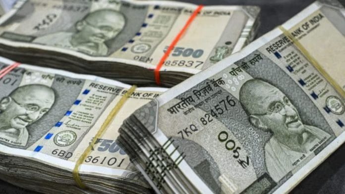 The rupee reached a value of 96.91 against the dollar on 20 May | Bloomberg