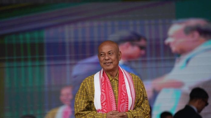File photo of Bodoland People's Front (BPF) president Hagrama Mohilary | Source: X/@HagramaOnline