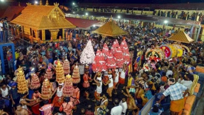 File photo of Sabarimala temple | PTI