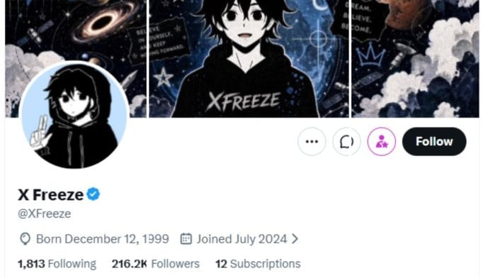 XFreeze account