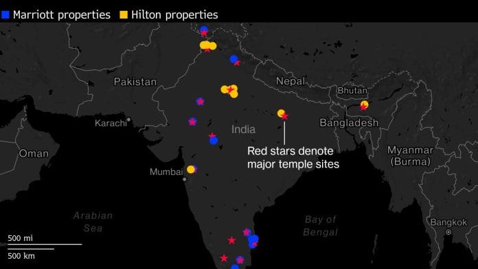 Temples and Suites | Marriot, Hilton operate or plan hotels at major spiritual sites | Bloomberg