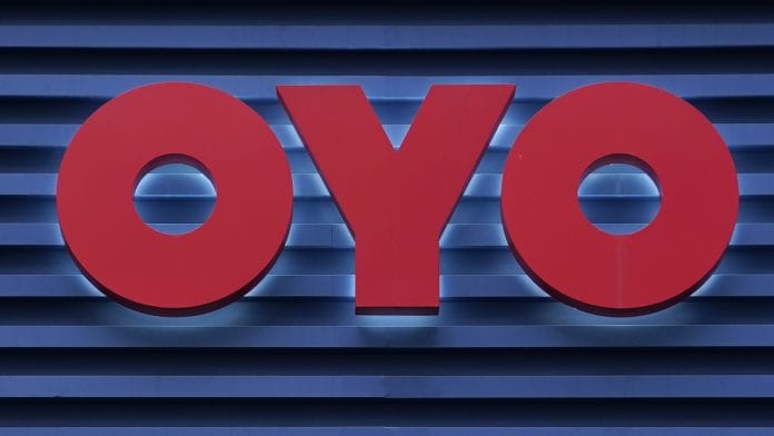 Signage for Oyo. Photographer Toru Hanai | Bloomberg