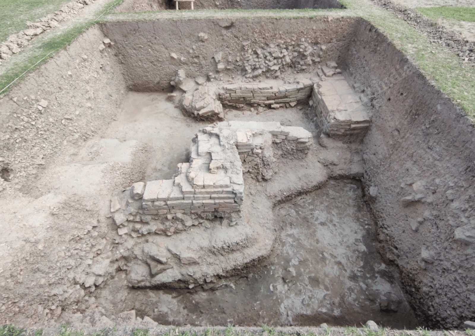 Excavation work underway by ASI at Balirajgarh in Madhubani district of Bihar in May 2026 | Krishan Murari/ThePrint