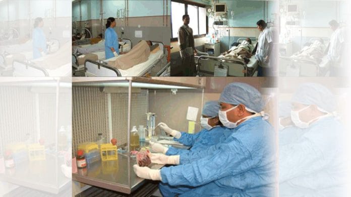 Representational | File photo of oncology dept at AIIMS, New Delhi