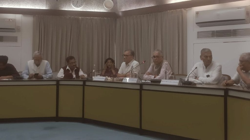 The lecture, titled Puspabhuti or Vardhana of Thanesar with special reference to excavation at Harsh ka Tila, Kurukhetra, Haryana, took place at the India International Centre, New Delhi, on Tuesday | Krishan Murari, ThePrint