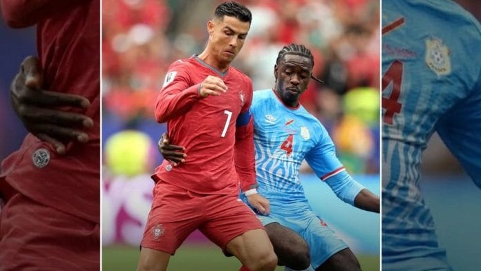 Despite Portugal dominating possession, Cristiano Ronaldo was restricted to the final third as Congo stopped the tournament's biggest attacking threat | Source: @fifaworldcup, Instagram