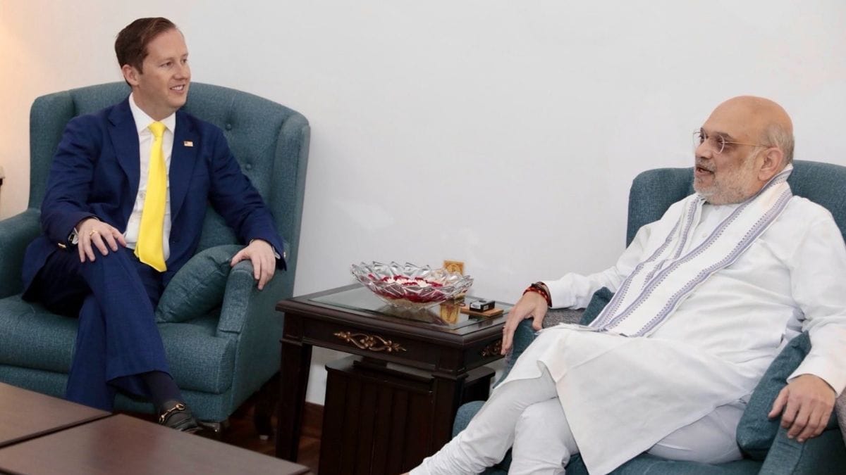 Amit Shah meets US ambassador Sergio Gor. A look at home minister’s rare diplomatic engagements