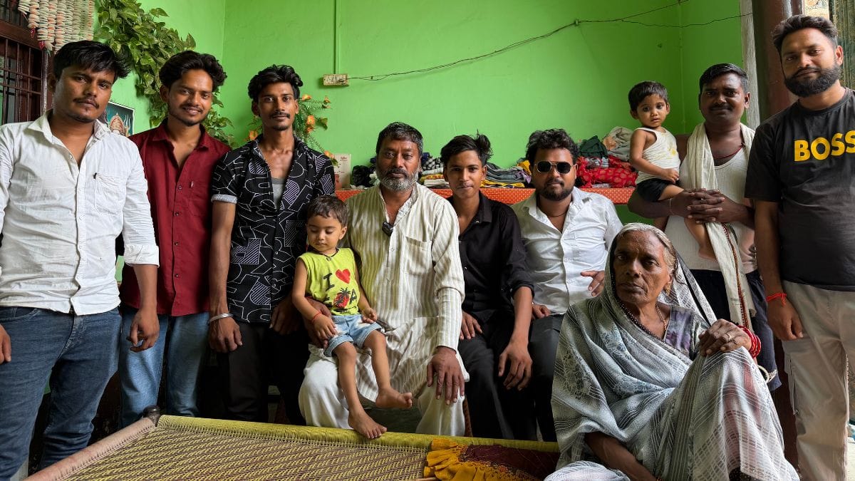 Dharmendra Kumar (centre) was initially unhappy about his son’s decision, but eventually came around when Bajrang Dal got involved | Photo: Nootan Sharma | ThePrint