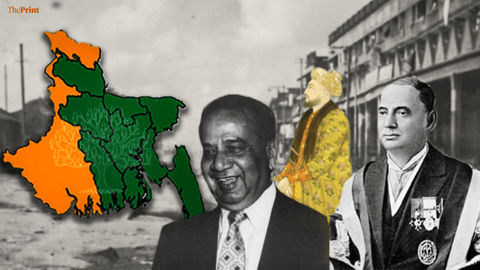 Behind the confusion over Hassan and Huseyn Shaheed Suhrawardy lies the story of one of Bengal's most influential Muslim families of the pre-Partition era. Illustration: Jeyashri AT