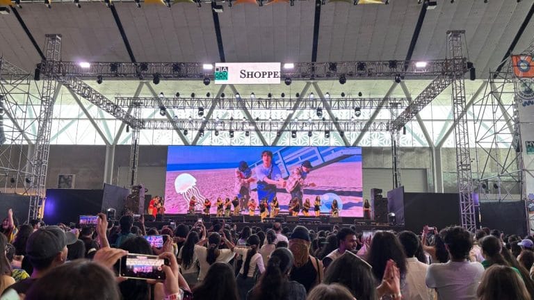 HYBE India’s Delhi event turned into a K-pop dance party. Hour-long queues weren’t a problem