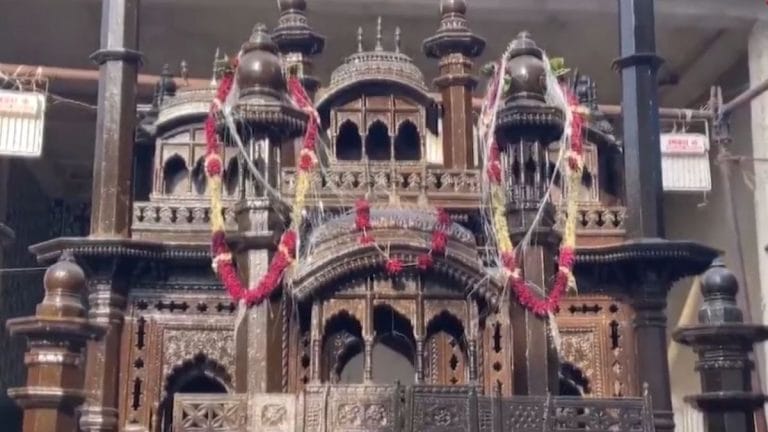Centuries-old walnut wood tazia attracts devotees in Prayagraj. It dates back to Sher Shah Suri